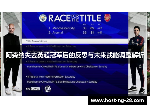 阿森纳失去英超冠军后的反思与未来战略调整解析